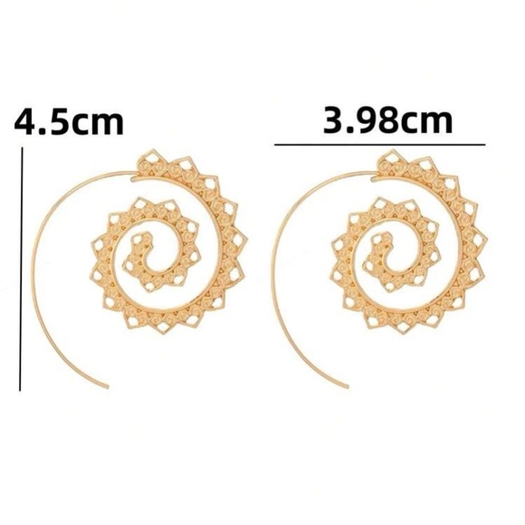 🆕 Gold Boho Trendy Sophisticated Classic Casual Earrings!!!   Brand New!!! - Picture 4 of 6